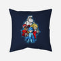 My Robot Family-None-Removable Cover w Insert-Throw Pillow-nickzzarto