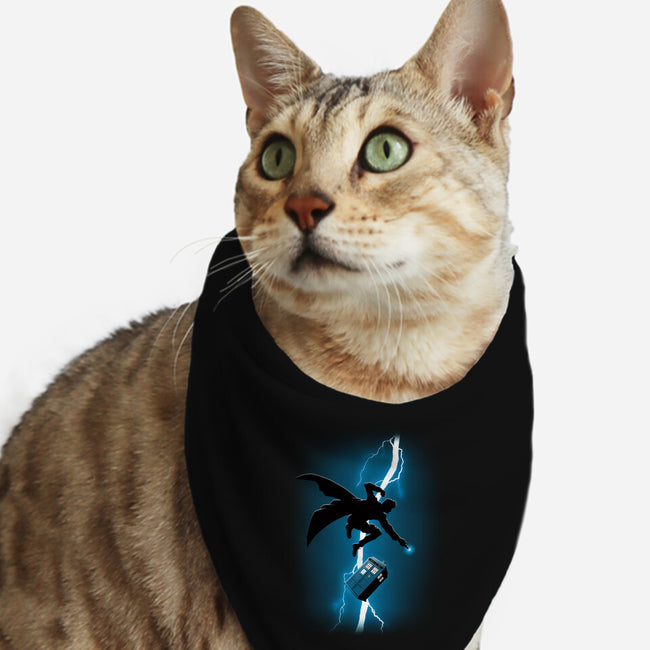 The Doctor's Return-Cat-Bandana-Pet Collar-Art_Of_One