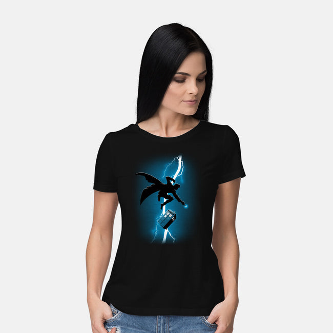 The Doctor's Return-Womens-Basic-Tee-Art_Of_One