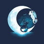 Dragons Moon-Womens-Fitted-Tee-Vallina84