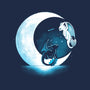 Dragons Moon-None-Fleece-Blanket-Vallina84