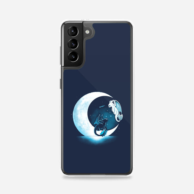 Dragons Moon-Samsung-Snap-Phone Case-Vallina84