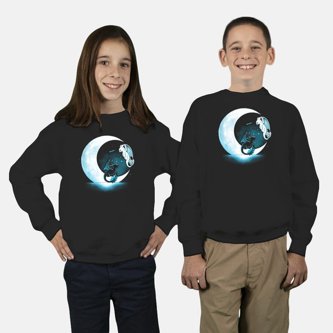 Dragons Moon-Youth-Crew Neck-Sweatshirt-Vallina84