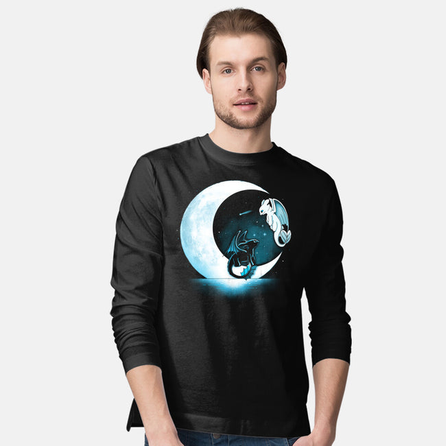 Dragons Moon-Mens-Long Sleeved-Tee-Vallina84