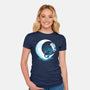 Dragons Moon-Womens-Fitted-Tee-Vallina84