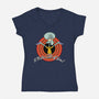 I Hate All Of You Folks-Womens-V-Neck-Tee-Barbadifuoco