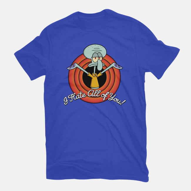 I Hate All Of You Folks-Womens-Fitted-Tee-Barbadifuoco