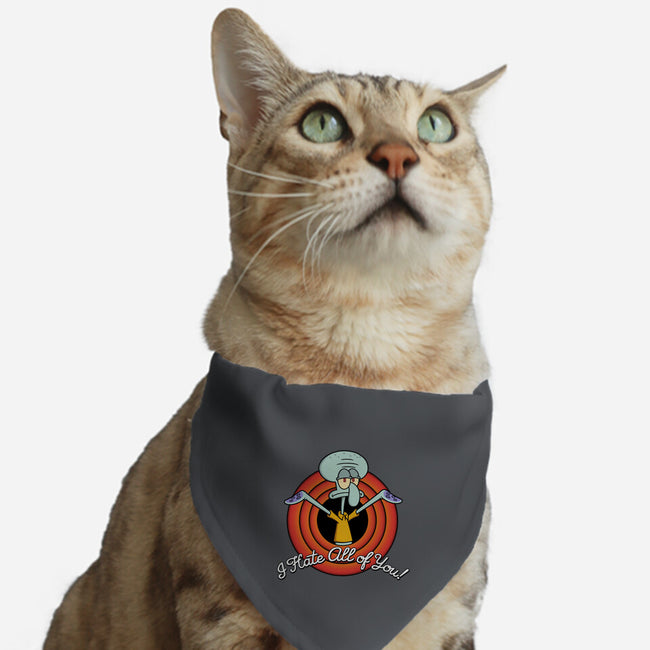 I Hate All Of You Folks-Cat-Adjustable-Pet Collar-Barbadifuoco