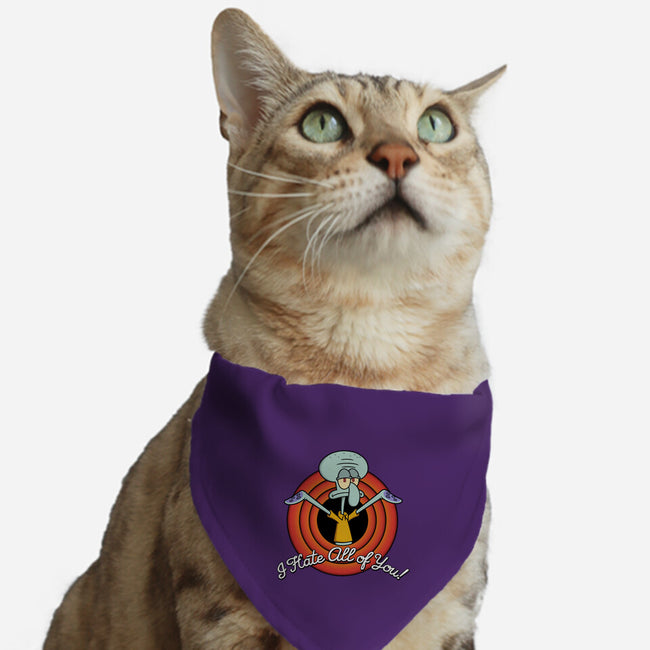 I Hate All Of You Folks-Cat-Adjustable-Pet Collar-Barbadifuoco