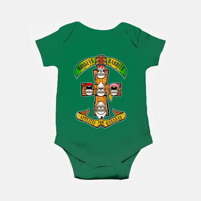 Appetite For Bananas-Baby-Basic-Onesie-demonigote