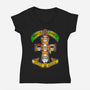 Appetite For Bananas-Womens-V-Neck-Tee-demonigote