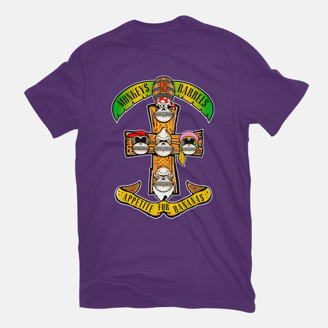 Appetite For Bananas-Womens-Fitted-Tee-demonigote