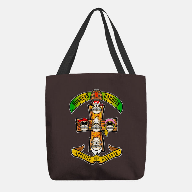 Appetite For Bananas-None-Basic Tote-Bag-demonigote