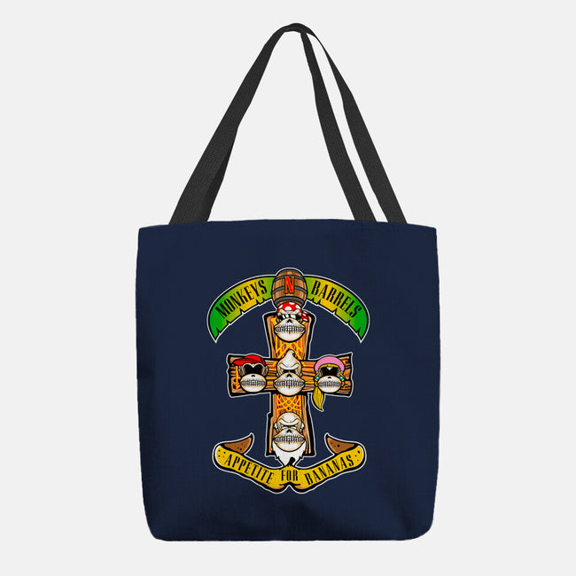 Appetite For Bananas-None-Basic Tote-Bag-demonigote