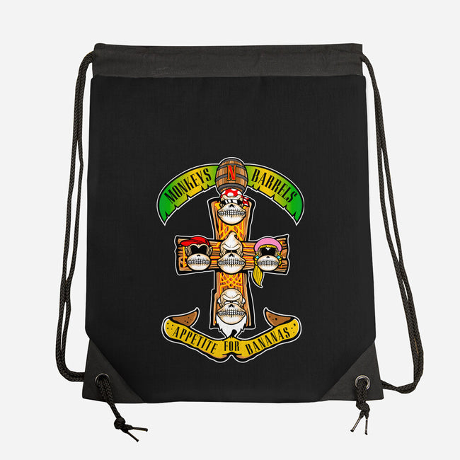 Appetite For Bananas-None-Drawstring-Bag-demonigote