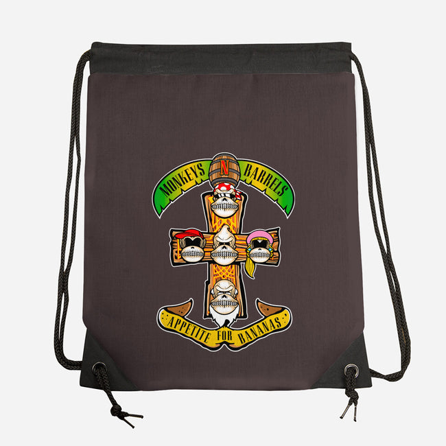 Appetite For Bananas-None-Drawstring-Bag-demonigote