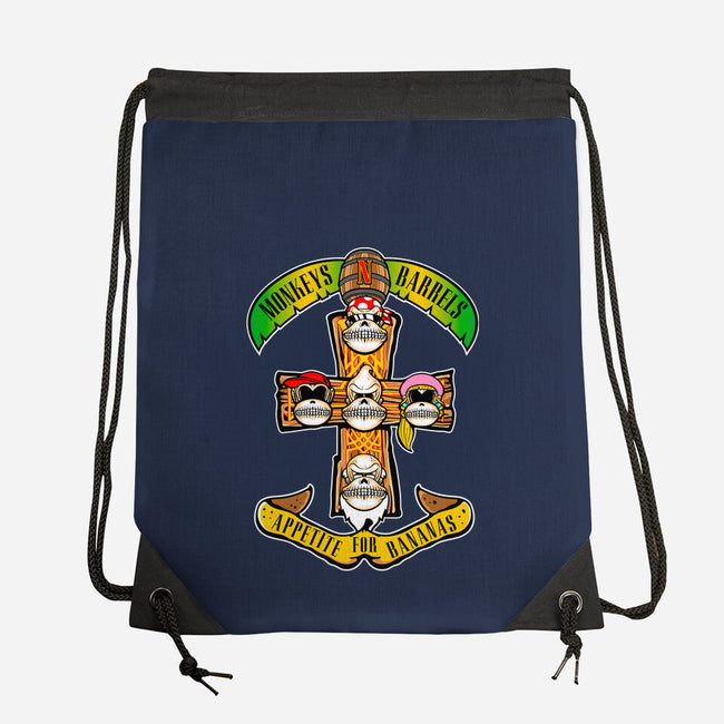 Appetite For Bananas-None-Drawstring-Bag-demonigote