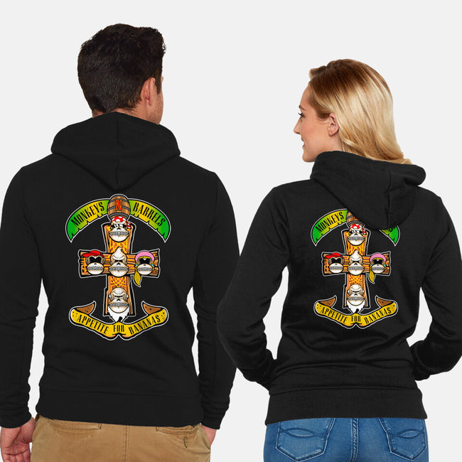 Appetite For Bananas-Unisex-Zip-Up-Sweatshirt-demonigote