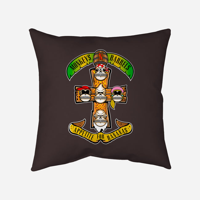 Appetite For Bananas-None-Removable Cover w Insert-Throw Pillow-demonigote