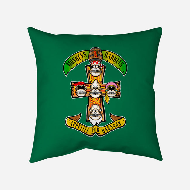 Appetite For Bananas-None-Removable Cover w Insert-Throw Pillow-demonigote
