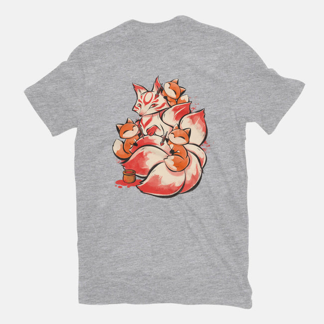 The Kitsune Tattoo-Womens-Basic-Tee-ricolaa