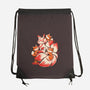 The Kitsune Tattoo-None-Drawstring-Bag-ricolaa