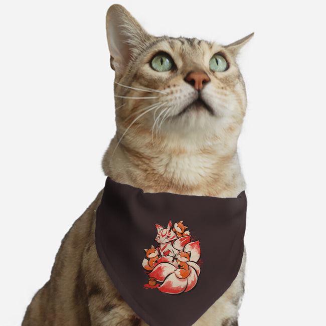 The Kitsune Tattoo-Cat-Adjustable-Pet Collar-ricolaa