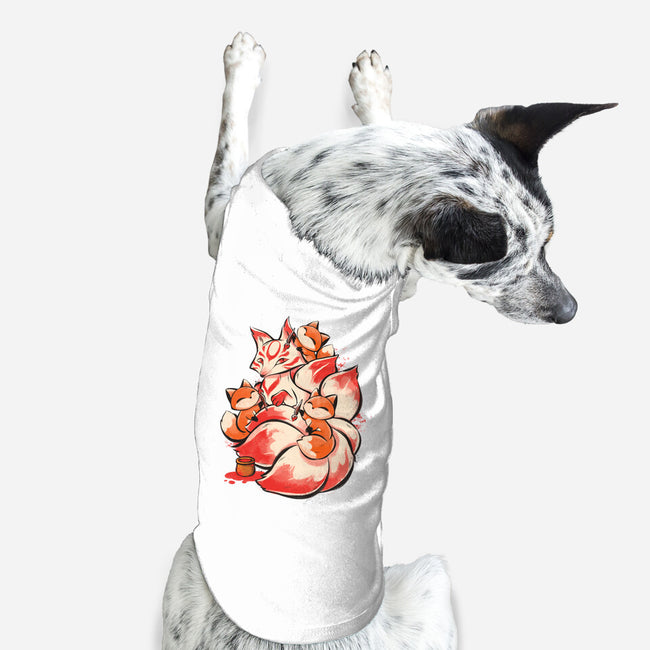 The Kitsune Tattoo-Dog-Basic-Pet Tank-ricolaa