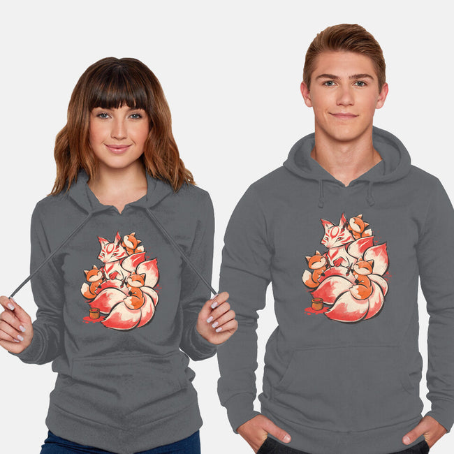 The Kitsune Tattoo-Unisex-Pullover-Sweatshirt-ricolaa