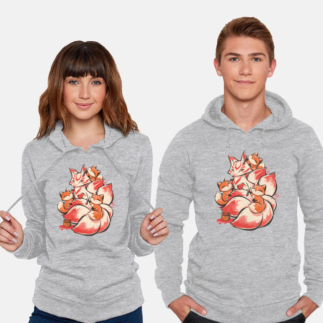 The Kitsune Tattoo-Unisex-Pullover-Sweatshirt-ricolaa