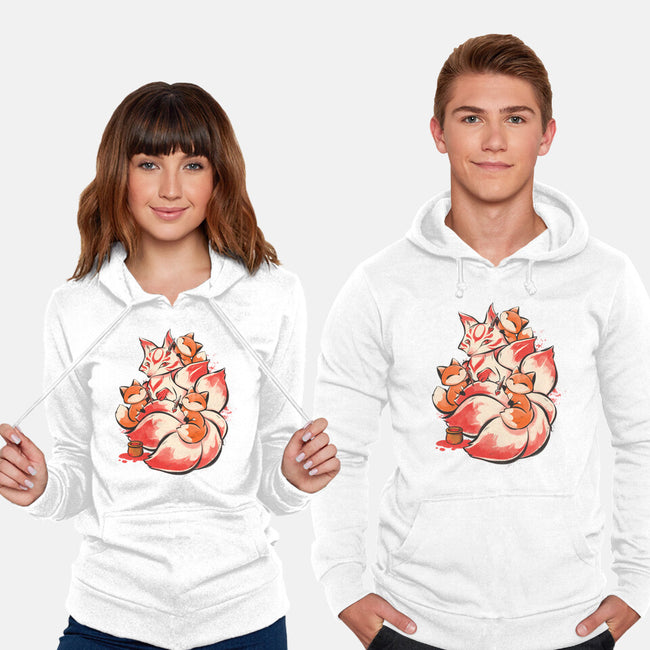 The Kitsune Tattoo-Unisex-Pullover-Sweatshirt-ricolaa