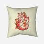 The Kitsune Tattoo-None-Removable Cover-Throw Pillow-ricolaa