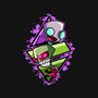 Invader And Robot-Womens-Fitted-Tee-nickzzarto