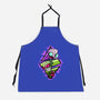 Invader And Robot-Unisex-Kitchen-Apron-nickzzarto