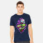 Invader And Robot-Mens-Heavyweight-Tee-nickzzarto