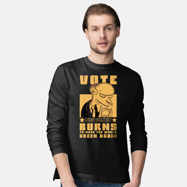 Make The World Green Again-Mens-Long Sleeved-Tee-fanfabio