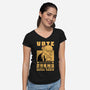 Make The World Green Again-Womens-V-Neck-Tee-fanfabio