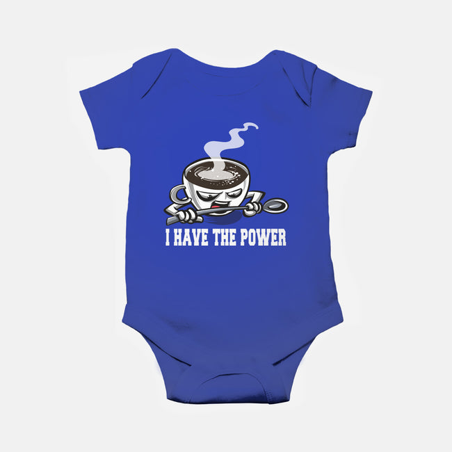 Coffee Has The Power-Baby-Basic-Onesie-zascanauta