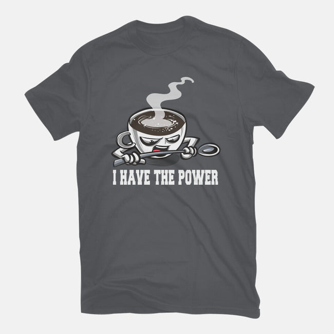 Coffee Has The Power-Womens-Fitted-Tee-zascanauta