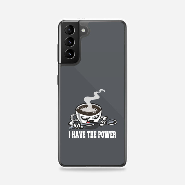 Coffee Has The Power-Samsung-Snap-Phone Case-zascanauta