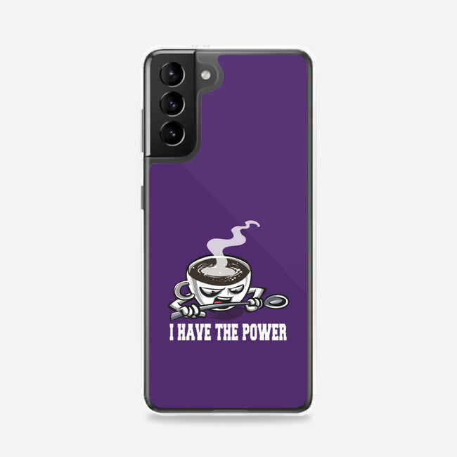 Coffee Has The Power-Samsung-Snap-Phone Case-zascanauta