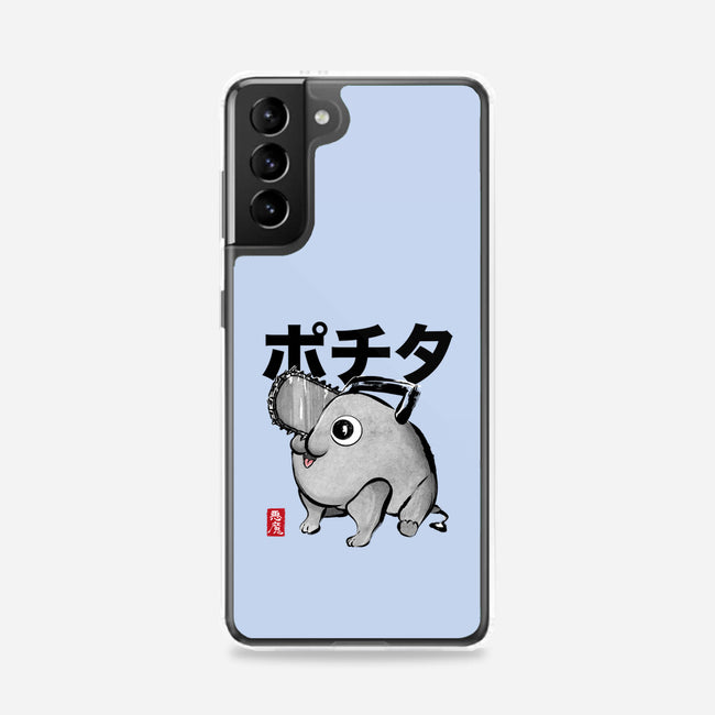 Chainsaw Devil Sumi-e-Samsung-Snap-Phone Case-DrMonekers