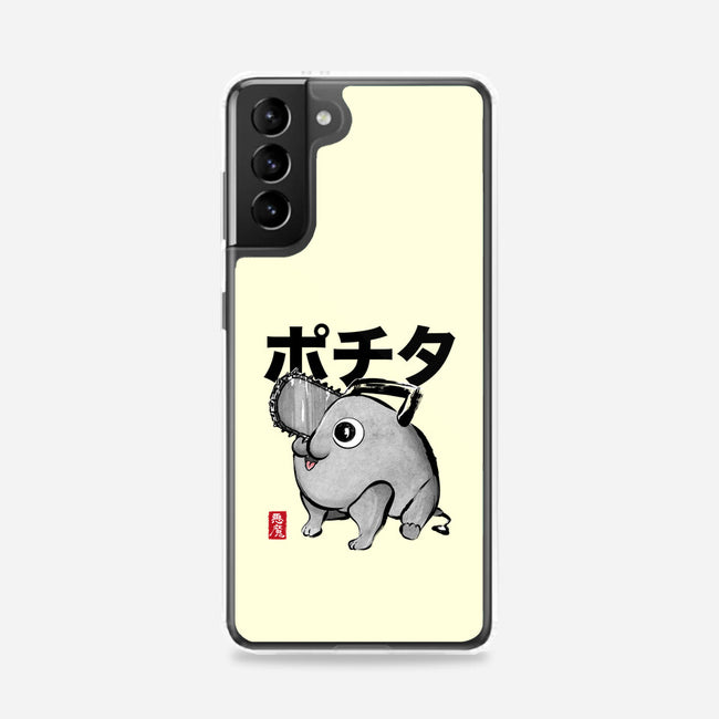 Chainsaw Devil Sumi-e-Samsung-Snap-Phone Case-DrMonekers