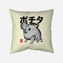 Chainsaw Devil Sumi-e-None-Removable Cover-Throw Pillow-DrMonekers