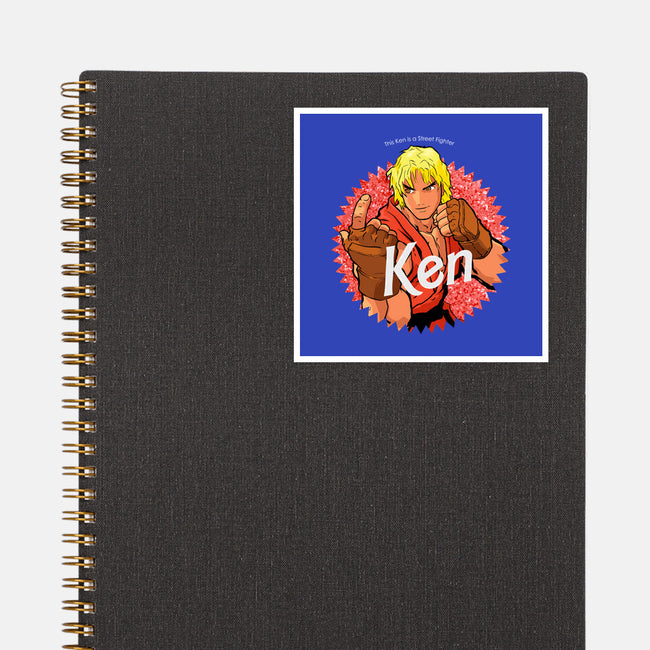 He's Ken Too-None-Glossy-Sticker-Diegobadutees