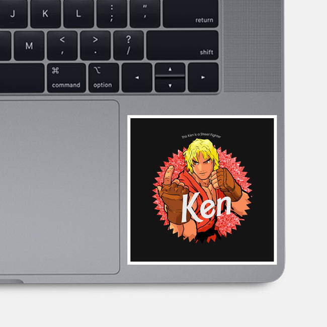He's Ken Too-None-Glossy-Sticker-Diegobadutees