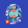 Japanese Sea Turtle-None-Glossy-Sticker-NemiMakeit