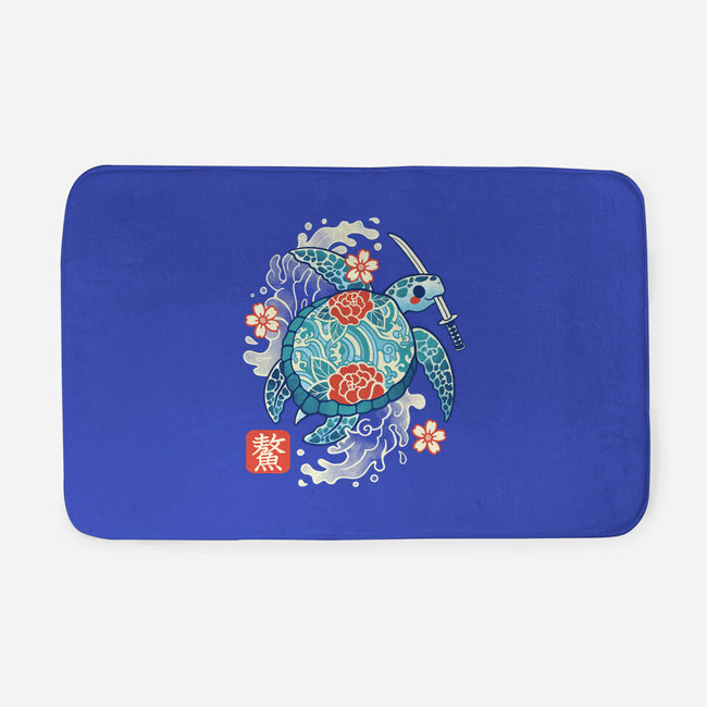 Japanese Sea Turtle-None-Memory Foam-Bath Mat-NemiMakeit