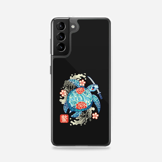 Japanese Sea Turtle-Samsung-Snap-Phone Case-NemiMakeit