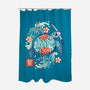 Japanese Sea Turtle-None-Polyester-Shower Curtain-NemiMakeit